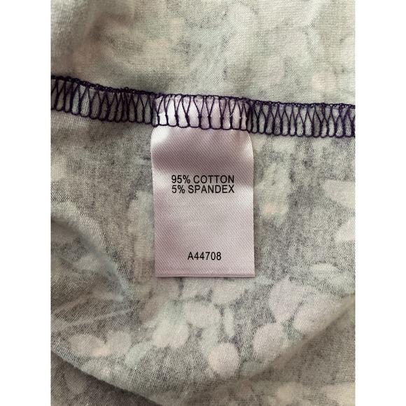 Appleseed's Womens Purple Floral Long Sleeve Top‎ Sz 3X Cottagecore Country Farm - Picture 5 of 8